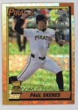 2025 Topps Chrome Logofractor Edition 1990 Topps Paul Skenes #90CB-13 card