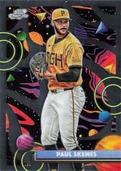 2025 Topps Cosmic Chrome Base Set Paul Skenes #100 card