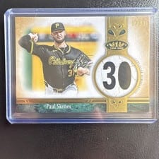 2026 Topps Tier One Jersey Number Relics Paul Skenes #JNR-PS card
