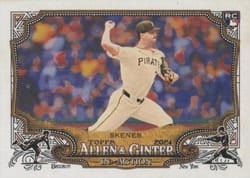 2024 Topps Allen & Ginter In Action Variations Paul Skenes (Pittsburgh Pirates) #IA-39 card