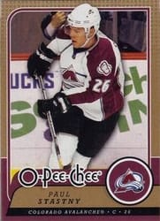 2008-09 O-Pee-Chee Base Set Paul Stastny #109 card