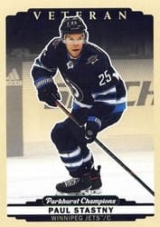 2022-23 Parkhurst Champions Base Set Paul Stastny #92 card