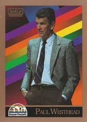 1990-91 SkyBox Base Set Paul Westhead #307 card