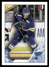 2021 Topps NHL Sticker Pavel Buchnevich Chrome #468 card