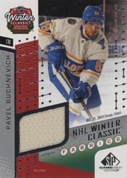 2025-26 SP Game Used 2025 Winter Classic Fabrics Pavel Buchnevich #WCF-14 card