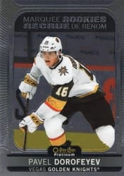 2021-22 O-Pee-Chee Platinum Base Set Pavel Dorofeyev #274 card