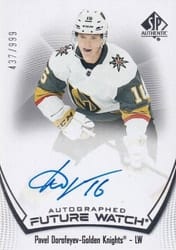 2021-22 SP Authentic Base Set Pavel Dorofeyev #183 card