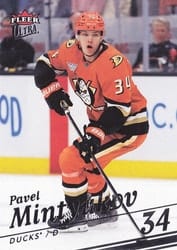 2025-26 Fleer Ultra Base Set Pavel Mintyukov #16 card