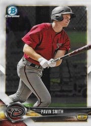 2018 Bowman Chrome Prospects Pavin Smith #BCP214 card