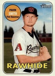 2018 Topps Heritage Minor League Base Set Pavin Smith #59 card