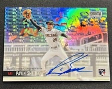 2021 Stadium Club Chrome Autographs Pavin Smith #SCCAV-PS card
