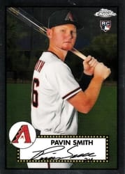 2021 Topps Chrome Platinum Anniversary Base Set Pavin Smith #23 card