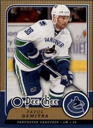 2008-09 O-Pee-Chee Base Set Pavol Demitra #694 card