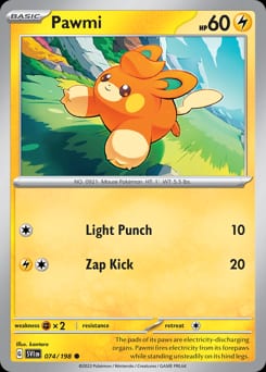 Scarlet & Violet Pawmi #74 card