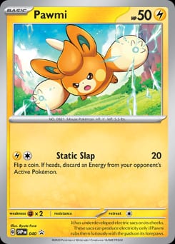 Scarlet & Violet Black Star Promos Pawmi #40 card