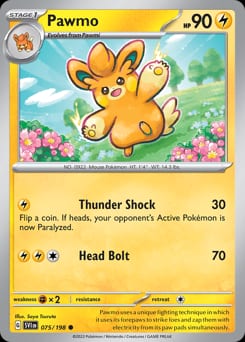 Scarlet & Violet Pawmo #75 card