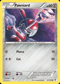 Noble Victories Pawniard #81 card