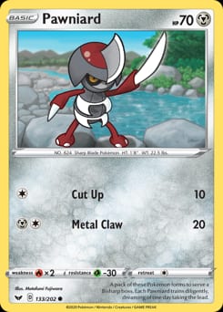 Sword & Shield Pawniard #133 card
