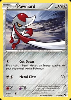XY Pawniard #81 card