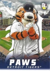 2023 Topps Big League Mascots Paws #M-11 card
