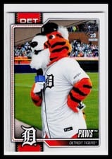 2026 Topps Mascots Autographs Paws #M-15 card