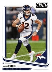 2018 Score Base Set Paxton Lynch #95 card