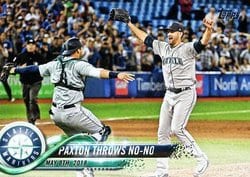 2018 Topps Update Base Set Paxton Throws No-No #US5 card