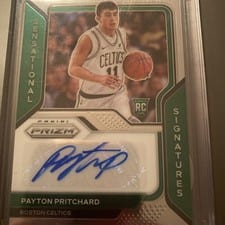2020-21 Panini Prizm Sensational Signatures Payton Pritchard #SS-PPC card