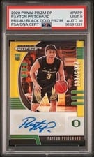 2020 Panini Prizm Draft Picks Payton Pritchard #76 card