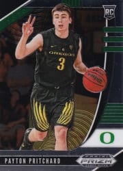 2020 Panini Prizm Draft Picks Base Set Payton Pritchard #36 card