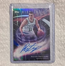 2025-26 Topps Midnight Stroke of Midnight Autographs Payton Pritchard #SM-PP card