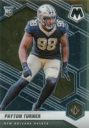 2021 Panini Mosaic Base Set Payton Turner #352 card