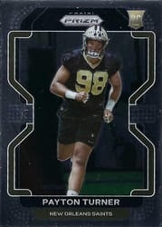 2021 Panini Prizm Base Set Payton Turner #379 card