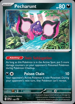 Scarlet & Violet Black Star Promos Pecharunt #149 card