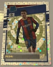 2020 Panini Chronicles Donruss Rated Rookies La Liga Pedri Silver Circles #8 card