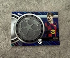 2025-26 Topps UEFA Club Competitions Starball Commemorative Relics Pedri #SCR-P card