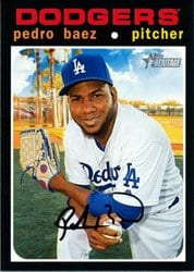 2020 Topps Heritage Base Set Pedro Baez #172 card