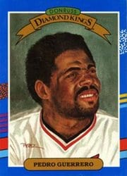 1991 Donruss Base Set Pedro Guerrero #25 card