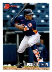 2021 Bowman Heritage Base Set Pedro Leon #152 card