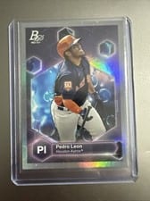 2022 Bowman Platinum Precious Elements Autographs Pedro Leon #PE-10 card