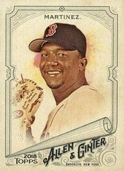 2018 Topps Allen & Ginter Base Set Pedro Martinez #99 card
