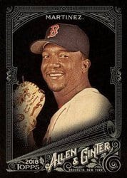 2018 Topps Allen & Ginter X Base Set Pedro Martinez #99 card
