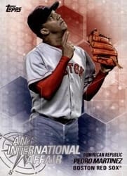 2018 Topps Update An International Affair Pedro Martinez #IA-13 card