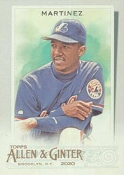 2020 Topps Allen & Ginter Base Set Pedro Martinez #46 card