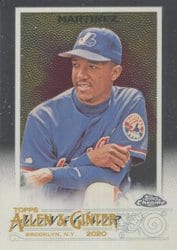 2020 Topps Allen & Ginter Chrome Base Set Pedro Martinez #46 card