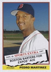 2020 Topps Archives Base Set Pedro Martinez #76TT-317 card