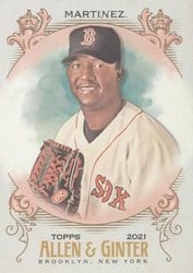2021 Topps Allen & Ginter Base Set Pedro Martinez #79 card