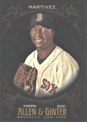 2021 Topps Allen & Ginter X Base Set Pedro Martinez #79 card