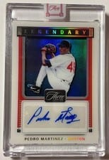 2022 Panini Three and Two Legendary Signatures Pedro Martinez #LS-PM card