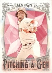2022 Topps Allen & Ginter Pitching a Gem Pedro Martinez #PAG-20 card